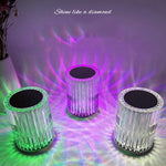 Crystal Lamp Table Lamp Atmosphere Creative Line Small Night Lamp Led Lights thumbnail