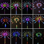 Firework Lights LED Strip Music Sound Sync Color Changing Remote Control LED Firework Light For Room Party thumbnail