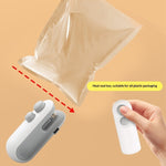 Mini 2 In 1 Sealer Heat Sealer Bag Opening Machine For Snacks Home USB Sealer Vacuum Sealer Snacks Plastic Bag Heat Sealer thumbnail