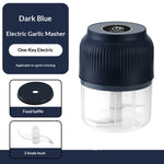 Electric Garlic Chopper, Mini Portable Veggie Chopper, 250ML Garlic Grinder Masher Onion Grinder, Blender To Vegetable, Wireless Food Processor For Ginger, Chili, Fruit, Meat thumbnail