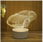 3D Lamp Acrylic USB LED Night Lights Neon Sign Lamp Xmas Home Decorations For Room Decor Valentines Day Gifts thumbnail